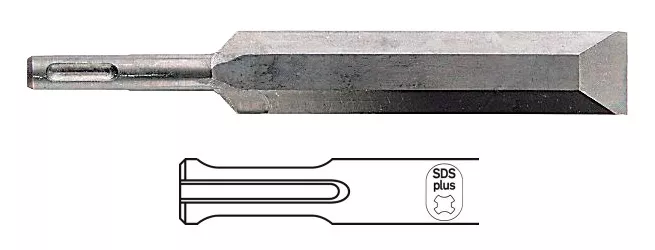 Ciseau à bois pour perforateur SDS-plus